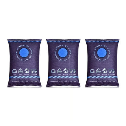 ❄️Dehumidification Bag Desiccant|Reusable Moisture Absorber with Color-Changing Indicator