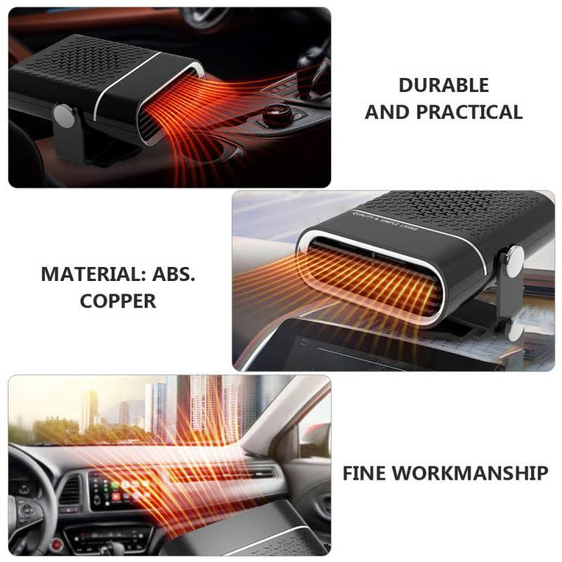 ❄️ Winter Steals: Up to 49% Off 💰🔥2-in-1 Portable Car Heater with 360° Rotation