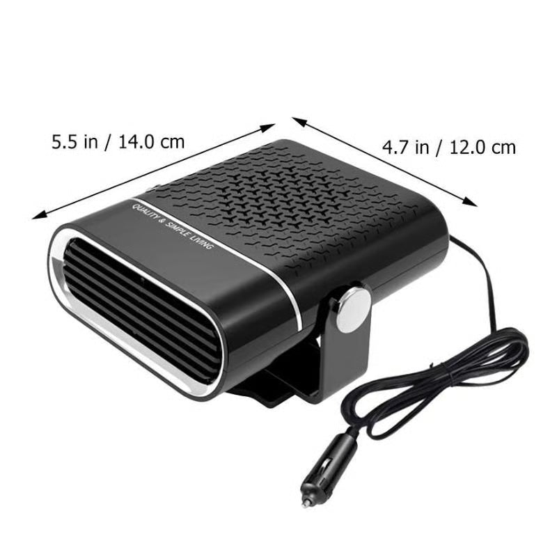 ❄️ Winter Steals: Up to 49% Off 💰🔥2-in-1 Portable Car Heater with 360° Rotation