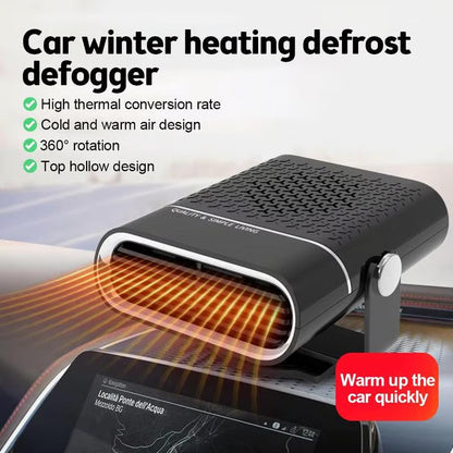 ❄️ Winter Steals: Up to 49% Off 💰🔥2-in-1 Portable Car Heater with 360° Rotation