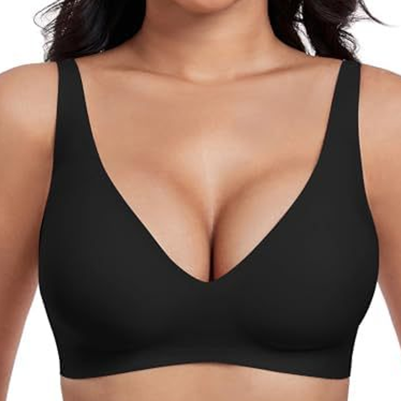 ✨ BUY 1 GET 1 FREE✨Seamless push-up bra with deep V-neck and no underwire