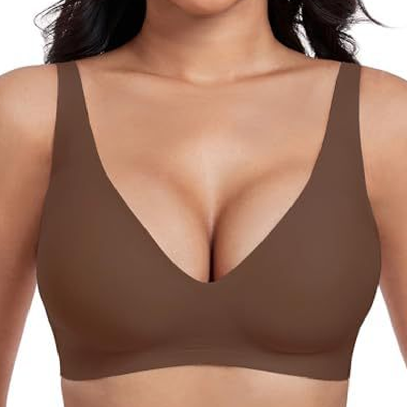 ✨ BUY 1 GET 1 FREE✨Seamless push-up bra with deep V-neck and no underwire